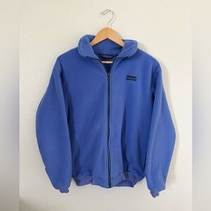 Vintage 1990s Patagonia Kids Sz 14 Fleece Zip-up Jacket, Blue
